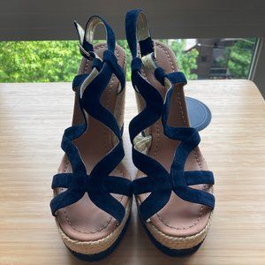 kate spade espadrille wedge heels (W size 9)